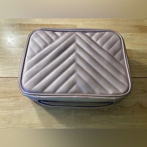 New never used Ulta beauty case filled with makeup - case is pink